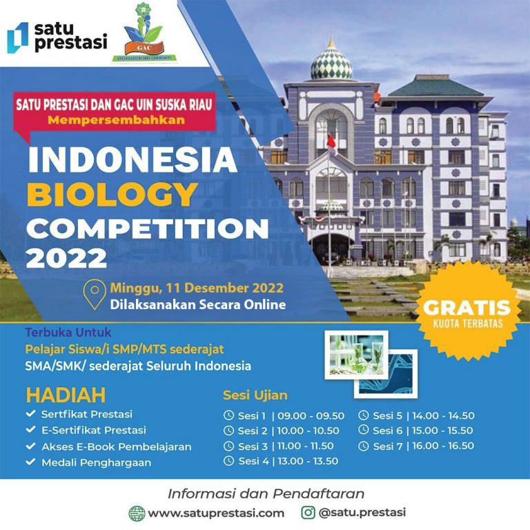 Indonesia Biology Competition – Satu Prestasi